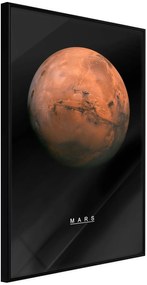 Αφίσα - The Solar System: Mars - 20x30 - Μαύρο - Χωρίς πασπαρτού