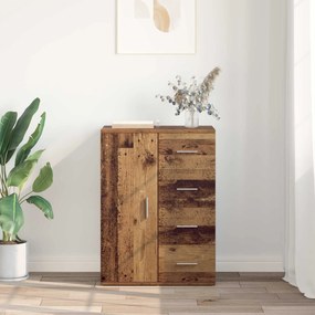 vidaXL Πλαϊνό γραφείο Παλιό Ξύλο 59 x 39 x 80 εκ. Επεξεργασμένο ξύλο
