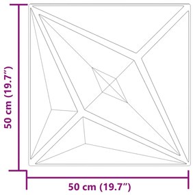 ΠΑΝΕΛ ΤΟΙΧΟΥ 48 ΤΕΜ. ΠΡΑΣΙΝΗ ΣΧ. ΑΣΤΕΡΙ 50X50 ΕΚ. 12 Μ² XPS 4100076