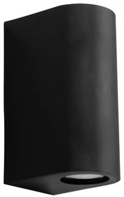 Φωτιστικό Οροφής - Σποτ C-032 15-0215 Round Up-Down 2xGU10 Led 10,2x7,5x16,5cm Black Heronia