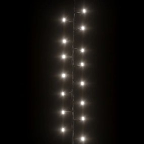 vidaXL Φωτάκια Compact με 400 LED Ψυχρό Λευκό 13 μ. από PVC