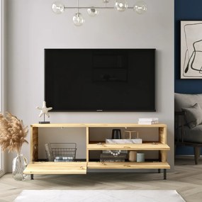Έπιπλο τηλεόρασης "VIANA" σε χρώμα felt 120x35.5x46.3