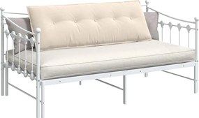 vidaXL Μαξιλάρι Πλάτης Μπεζ 140 x 50 cm Ύφασμα Μικροΐνας