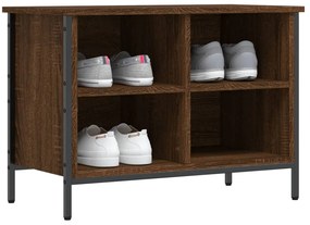 vidaXL Παπουτσοθήκη Καφέ Δρυς 69 x 35 x 50 εκ. από Επεξεργ. Ξύλο