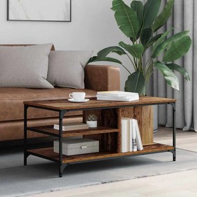 vidaXL Τραπεζάκι σαλονιού Παλιό Ξύλο 100 x 50 x 45 cm