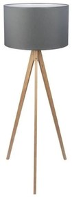 Φωτιστικό Δαπέδου Τρίποδο Ξύλινο TREVISO TK Lighting-5040-Γκρι 5040
