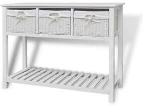 vidaXL Μπουφές Λευκός