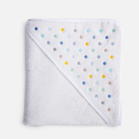Βρεφική Κάπα (75x75) Nef-Nef Homeware Baby Dots Ecru/Blue