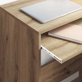 vidaXL Γραφείο Artisan Oak 77.5 x 43 x 79 εκ. Επεξεργασμένο ξύλο