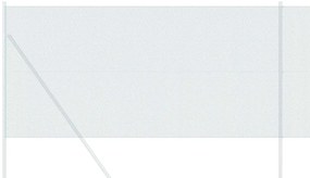 vidaXL Εξαγωνικός φράχτης Πράσινο 1.4 x 10 m Ατσάλι