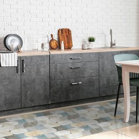 Διάδρομος Κουζίνας Βινυλίου Artistic Cement L 83634 180x50cm Grey-Blue Ango 50Χ180 Vinyl