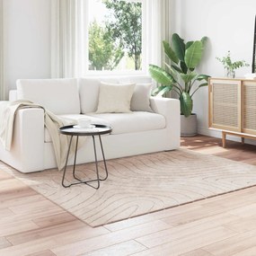 vidaXL Χαλιά χώρου τετράγωνο PALMERAS Μπεζ 120 x 120 cm Πολυεστέρας