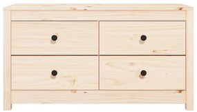 vidaXL Βοηθητικό Ντουλάπι 100x40x54 εκ. από Μασίφ Ξύλο Πεύκου