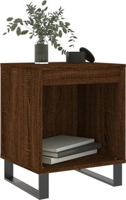 vidaXL Κομοδίνα 2 τεμ. Καφέ Δρυς 40 x 35 x 50 εκ. από Επεξεργ. Ξύλο