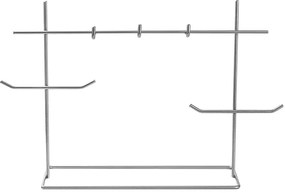Βάση Κοσμημάτων 498HFT1221 31x13x29cm Silver Aberto Design Metal
