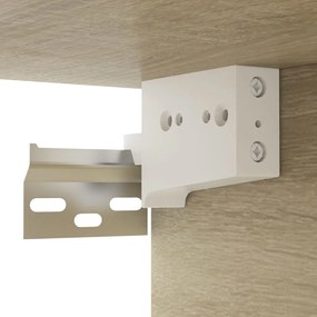vidaXL Έπιπλο Τηλεόρασης Κρεμαστό Sonoma Δρυς 102x35x35 εκ Επεξ. Ξύλο