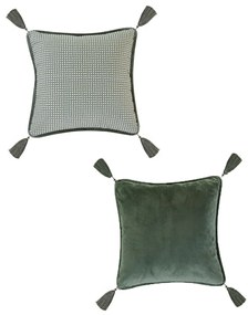 Βελουτέ Διακοσμητικό Μαξιλάρι 2 Όψεων (50x50) Kentia Stylish Fernando