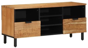 Ντουλάπα τηλεόρασης 100x33,5x46 εκ. Μασίφ ξύλο ακακίας