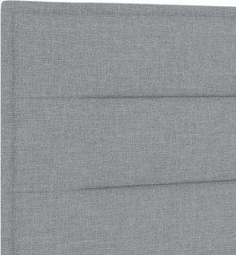 vidaXL Κεφαλάρι Ανοιχτό γκρι 80 cm ύφασμα