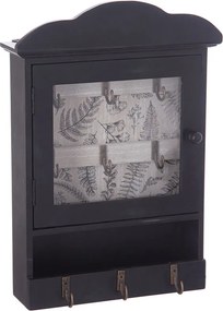Κλειδοθήκη (20x5.5x28.5) A-S Key Box Vintage Black 148438