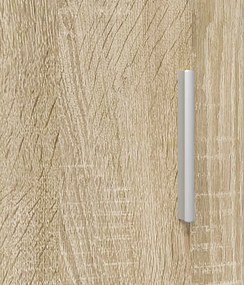 vidaXL Ντουλάπι TV 102 x 33 x 47 εκ Sonoma Δρυς Επεξεργασμένο Ξύλο