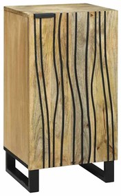vidaXL Πλευρά - 40 x 33.5 x 75 εκ - Μασίφ Ξύλο Μάνγκο