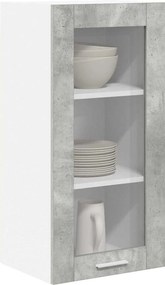 vidaXL Κρεμαστό ντουλάπι 2 pcs Σκυρόδεμα Γκρι 40 x 31 x 80 εκ.