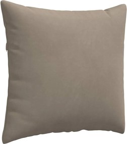 vidaXL Μαξιλάρι Καναπέ 2 pcs Taupe 50 x 50 cm ύφασμα