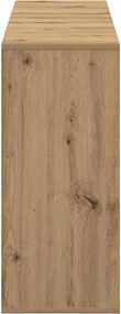 vidaXL Πλαϊνό γραφείο Artisan Oak 120 x 30 x 75 εκ Επεξεργασμένο ξύλο