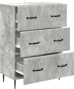 vidaXL Ντουλάπι με Συρτάρια 66 x 34,5 x 89,5 εκ Επεξεργασμένο Ξύλο