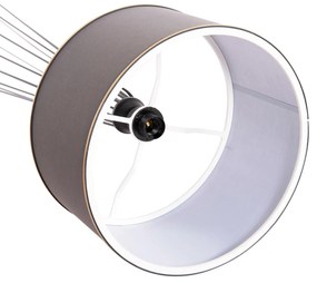ΦΩΤΙΣΤΙΚΟ ΔΑΠΕΔΟΥ ΜΕΤΑΛΛΙΚΟ ΓΚΡΙ  Φ38x155 εκ. 38x38x155 εκ.