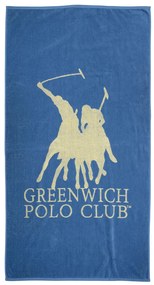 3851 ΠΕΤΣΕΤΑ ΘΑΛΑΣΣΗΣ 90Χ170 GREENWICH POLO CLUB ΜΠΛΕ-ΚΙΤΡΙΝΟ