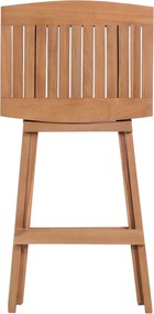 vidaXL Σκαμπό Μπαρ Πτυσσόμενα 4 τεμ. από Μασίφ Ξύλο Teak