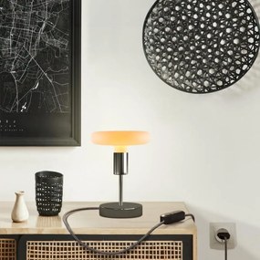 Επιτραπέζιο Φωτιστικό Μεταλλικό Alzaluce Dash Ανθρακί Dimmer