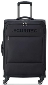 Βαλίτσα Μεσαία Securitech Expandable 400381000 66x45,5x28,5/31,5cm 71lt Black Delsey