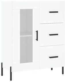 vidaXL Ντουλάπι Λευκό 69,5x34x180 εκ. από Επεξεργασμένο Ξύλο