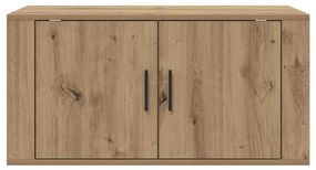 vidaXL Κρεμαστό Ντουλάπι Τηλεόρασης artisan δρυς 80 x 34.5 x 40 εκ