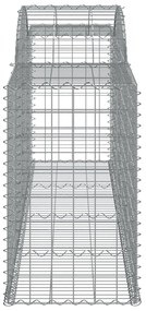 vidaXL Συρματοκιβώτια Τοξωτά 20 τεμ. 300x50x80/100 εκ. Γαλβαν. Ατσάλι