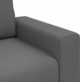 vidaXL Καθίσμα Σαλονιού Σκούρο Γκρι 100 cm ύφασμα