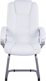 ΚΑΡΕΚΛΑ ΕΠΙΣΚΕΠΤΗ JAYA HM1144.02 PU ΛΕΥΚΟ 63x67x112Υεκ