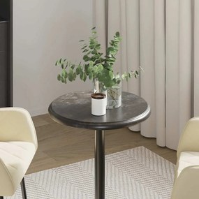 vidaXL Επιφάνεια Τραπεζιού Μαύρη Ø40 x 2,5 εκ. Μαρμάρινη