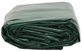 vidaXL Μουσαμάς Πράσινος 5 x 5 μ. 650 γρ./μ²