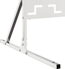 vidaXL Οθόνη Ιδιωτικότητας Γκρι 100 x 50 x 180 εκ. Ατσάλι