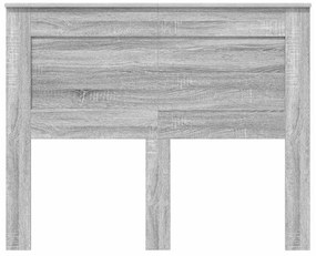 vidaXL Κεφαλάρι με κεφαλάρι Γκρίζο Σονομα 120 cm Επεξεργασμένο ξύλο