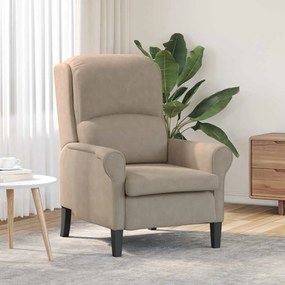 vidaXL Πολυθρόνα Taupe 76 x 94 x 102 εκ. Μικροΐνες