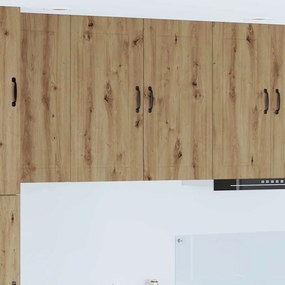 Κρεμαστό ντουλάπι κουζίνας με ράφι Artisan Oak 80 x 31 x 80 εκ.