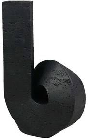 Βάζο Signe 029658 19x17x30cm Black Πολυρεσίνη