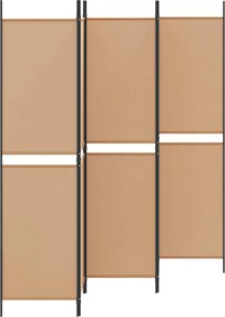 vidaXL 5-Panel Διχτυοθήκη Μπεζ 250 x 200 cm Ύφασμα