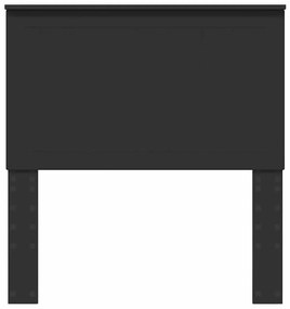 vidaXL Κεφαλάρι με κεφαλάρι Μαύρη Οξυά 90 cm Επεξεργασμένο ξύλο