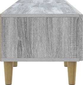 VidaXL Ντουλάπι TV 147 x 34,5 x 30 εκ Γκρι Sonoma Επεξεργασμένο Ξύλο